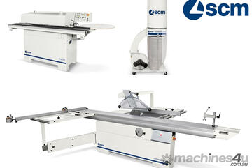 Single Phase SCM Panel Saw and Edgebander Package