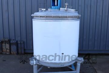 Stainless Steel Insulated Jacketed Tank Mixer - 600L