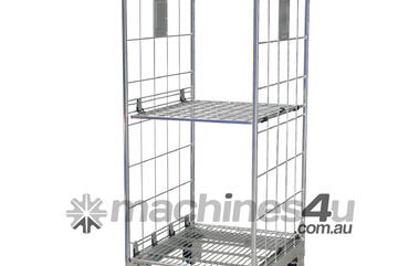 2 Sided Foldable Roll Cage With Fixed Shelf (RCR221)