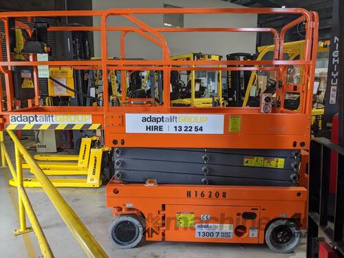caption 19FT 6M Scissor Lift Hire $240+GST per week