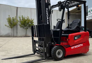 Hyworth 1.8T 3 Wheel Battery Electric Forklift from $29 per day!