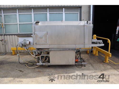 Commercial Tunnel Conveyor Crate Washer - Eliona Industrial WR200 