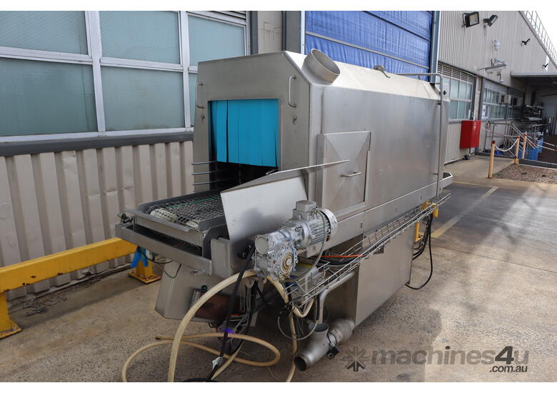 Commercial Tunnel Conveyor Crate Washer - Eliona Industrial WR200 