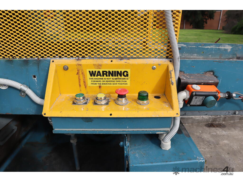 Used allegheny Industrial Paper Plastic Card Conveyor Shredder 20HP