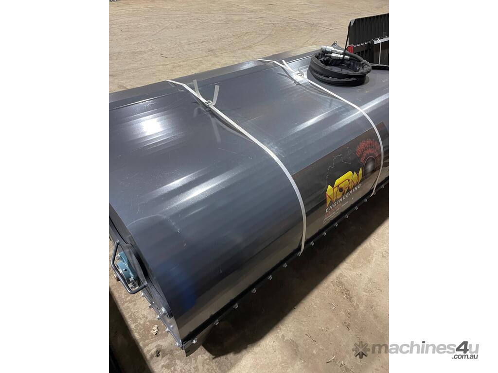 New 2023 norm engineering New NORM 2100mm Enclosed Skidsteer Broom Skid