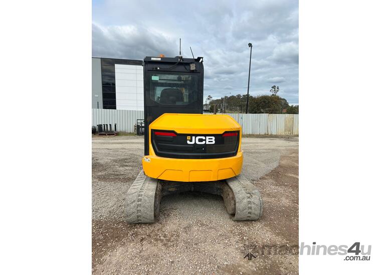 caption 2018 JCB 55Z MINI EXCAVATOR U4516