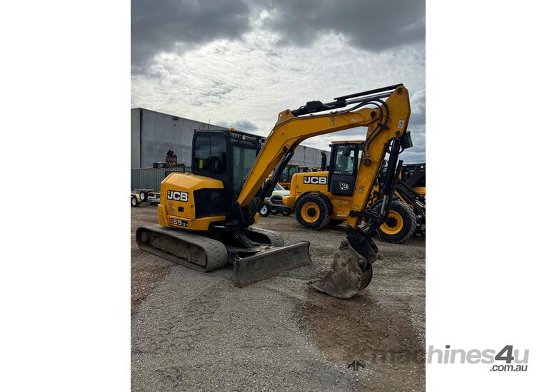 caption 2018 JCB 55Z MINI EXCAVATOR U4516