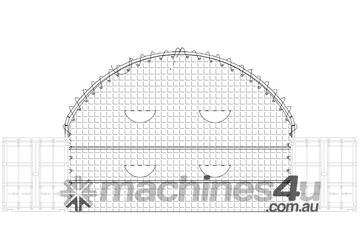  Rear End Wall for 6m wide Container Shelter Dome