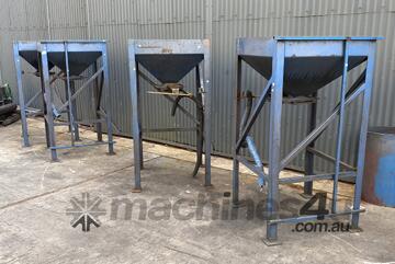 HOPPER 110mm diameter chute lever valve for bag filling bags on stand