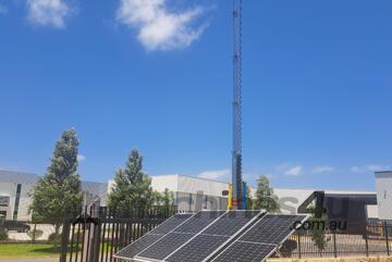 Solar / Diesel Hybrid Lighting Tower