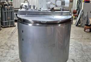 2000 LITRE STEAM JACKETED CONTRAMIX TANK / KETTLE