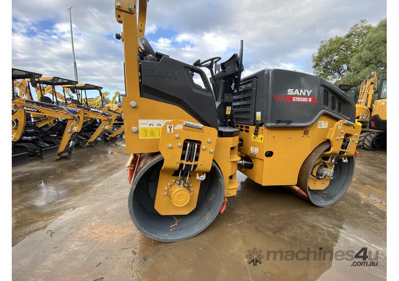 caption Sany STR50C-8 Tandem Roller | High Efficiency