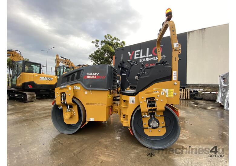 caption Sany STR50C-8 Tandem Roller | High Efficiency