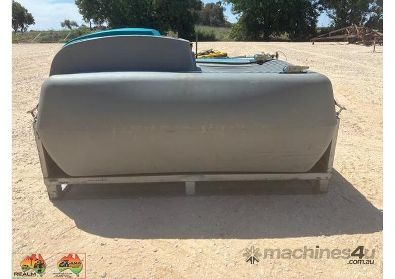 caption (1361) Rapid 800lt Diesel Tank Mounted and strapped down on frame to suit forklift (Griffith, NSW)