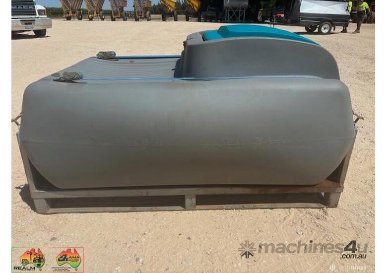 caption (1361) Rapid 800lt Diesel Tank Mounted and strapped down on frame to suit forklift (Griffith, NSW)