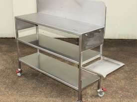 Stainless Steel Mobile Rack - picture3' - Click to enlarge