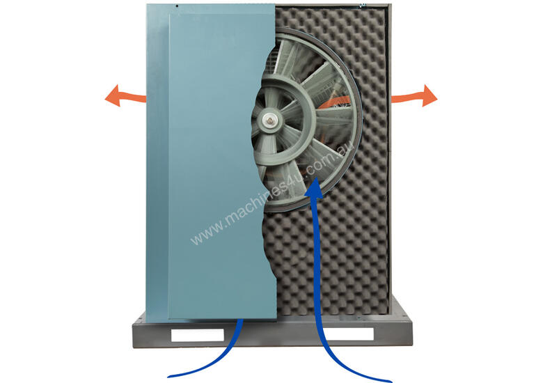 caption BOSS 48CFM/ 10HP Silent Air Compressor