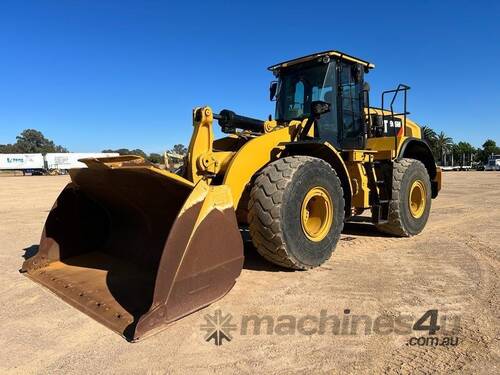 caption 2018 Caterpillar 966M Wheel Loader - 9,070 Hours
