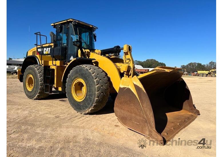 caption 2018 Caterpillar 966M Wheel Loader - 9,070 Hours