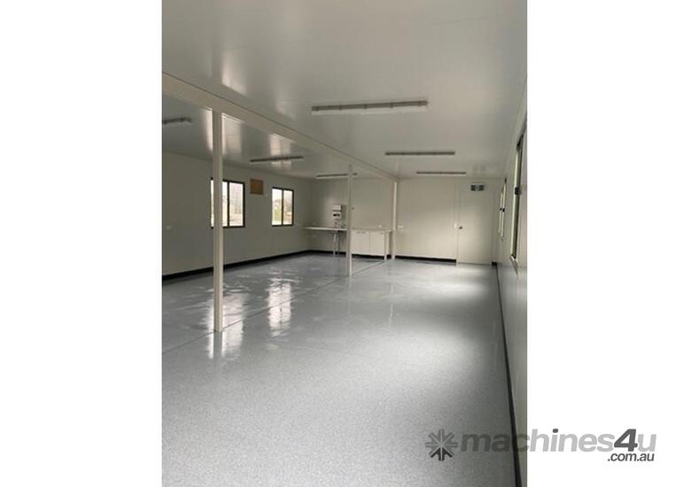caption Auzbilt Open Plan Portable Offices: 12m x 6m, For Sale