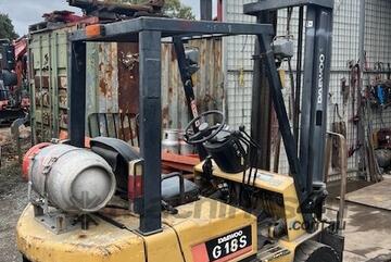 Daewoo G15S 1500KG 5000mm Lift LPG Forklift