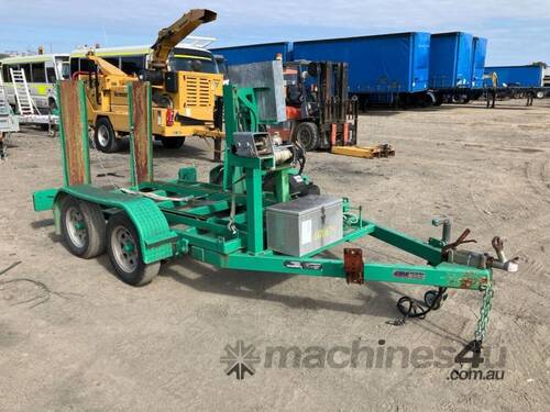 caption 2015 Capital Body Works Plant Tandem Axle Bin Lifting Trailer