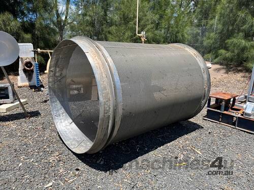 Screen Contra Shear , 2.3m long x 1.5m Dia x .075mm mesh