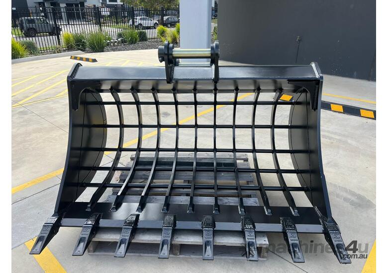 caption Heavy Duty Mud Sieve Bucket 12-18 Tonne