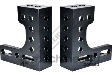 WT28-AB300LR Angle Bracket Set 300 x 275 x 100mm Suits 28mm Welding Tables Holes