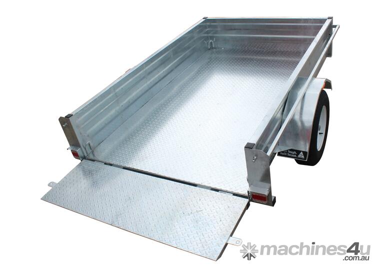 caption Custom Mower Trailers for Lawn Care and Garden Maintenance!