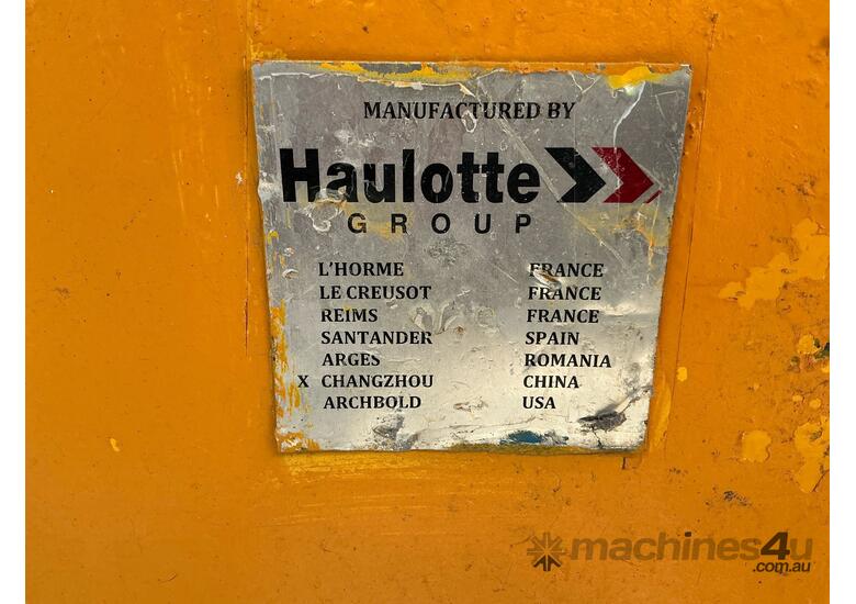 caption 2014 Haulotte Optimum 8 Scissor Lift