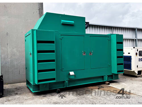 129kVA Pre-owned Cummins Enclosed Generator in a Super Size Canopy