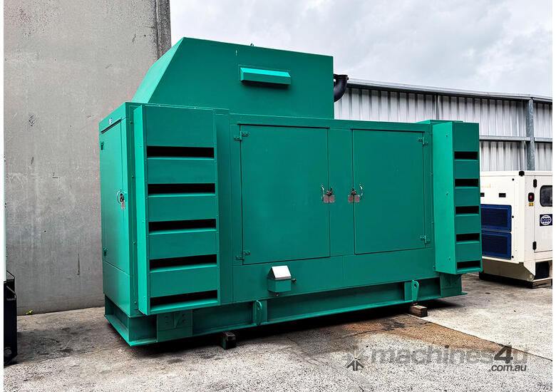 129kVA Pre-owned Cummins Enclosed Generator in a Super Size Canopy