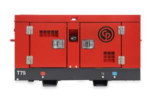 Chicago Pneumatic T75-7, 75 cfm Skid Mounted Diesel Compressor