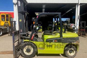 Clark C50sL # 5.0 Tonne LPG Forklift # 5000kg Load Capacity # 4500mm Lift Height Clark C50sL # 5.0 Tonne LPG Forklift # 5000kg Load Capacity # 4500mm Lift Height