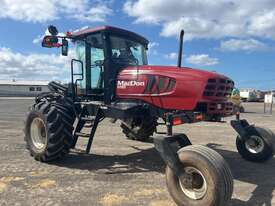 Macdon M155 Windrower & 30ft Front on Trailer - picture0' - Click to enlarge