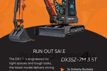 Doosan DX35Z Tracked-Excav Excavator Doosan DX35Z Tracked-Excav Excavator