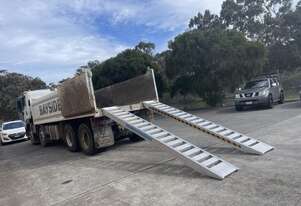 4.2m - 6Tonne Heavy Duty Steel Track,Rubber Pads on steel,Rubber Track & Rubber Tyre Machinery Loadi