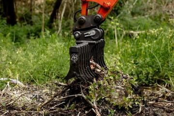 Excavator Stick Rakes