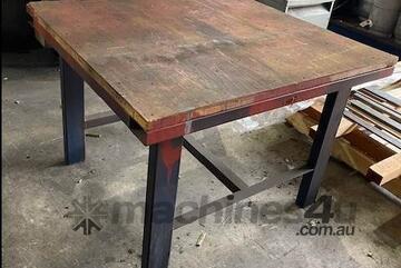 Industrial-Style Reclaimed Wood Table