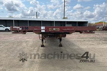 2008 Haulmark Tri Axle Flat Bed Trailer