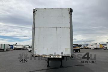 2006 Krueger ST-3-38 Tri Axle Flat Top Curtainside B Trailer