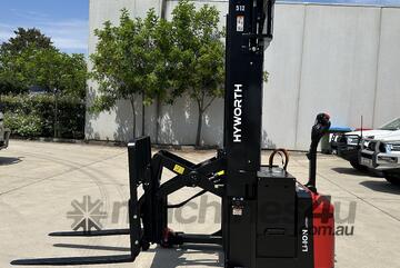 Hyworth Lithium Walkie Reach Stacker ONLY $99/Week Rent-to-Own! 5.5m Lift, 6yr Battery Warranty