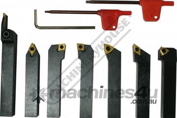 Lathe Turning Tool Kit - 7 piece Insert Type 12mm Tool Height