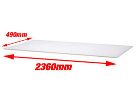 White Pizza Prep Cutting Board 2360x490 - picture0' - Click to enlarge