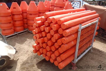 Traffic Safety Bollards Lead Safe Stand Pedestrian