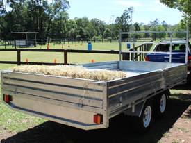 14x7 Flat Top Galvanised Trailer Carry Hay NEW - picture2' - Click to enlarge