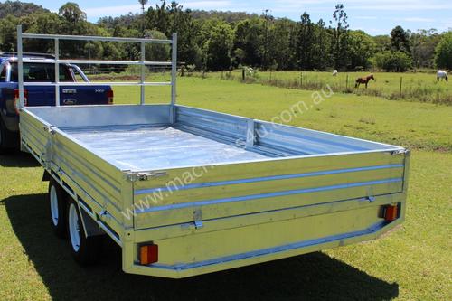 14x7 Flat Top Galvanised Trailer Carry Hay NEW
