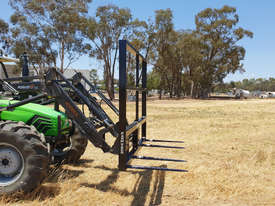 FARMTECH FTM-4TBH SQUARE BALE FORKS W/O TINES (1.8M HIGH) - picture0' - Click to enlarge