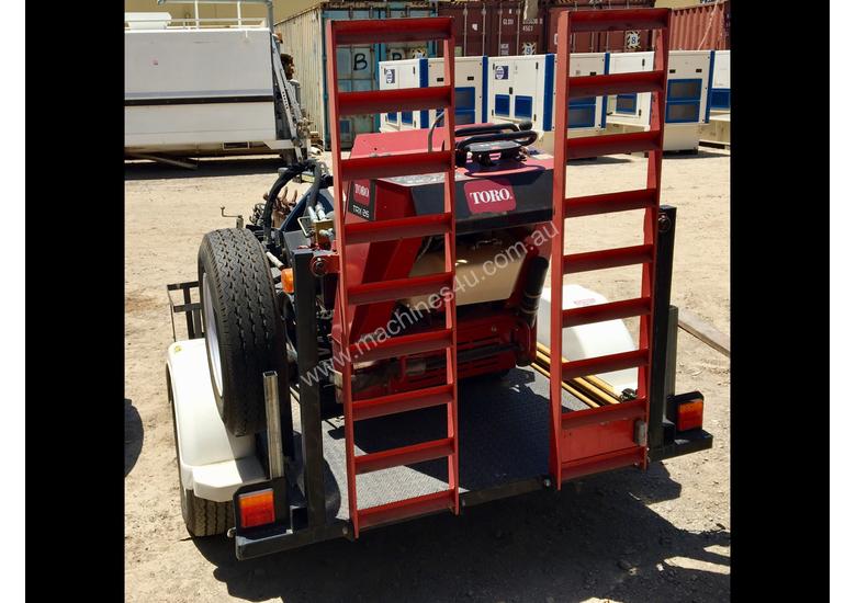 caption Trencher and Trailer Combo
